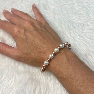 Blush Luxe Pearl Bracelet